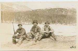 Image of Eskimo [Inuit] hunters  [David Barber, Julius Nathaniel, Simon Enoch]